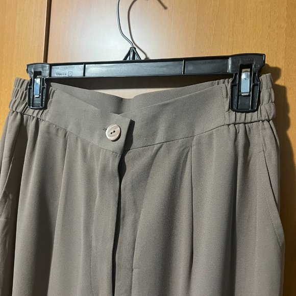 Taupe Straight Leg Trousers - Picture 3 of 4